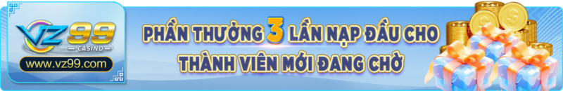 vz99live KM 3 lần nạp đầu